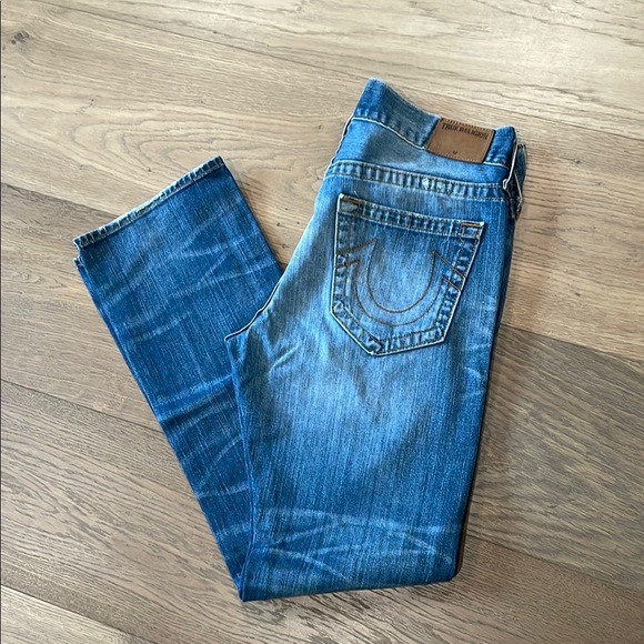 True Religion Blue Straight Men Jeans - Picture 1 of 16